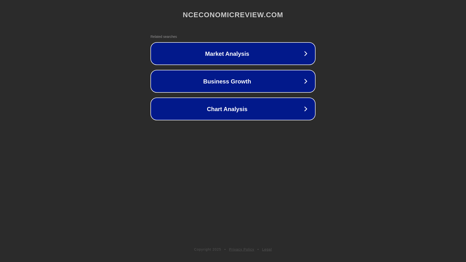 website screenshot of https://nceconomicreview.com/