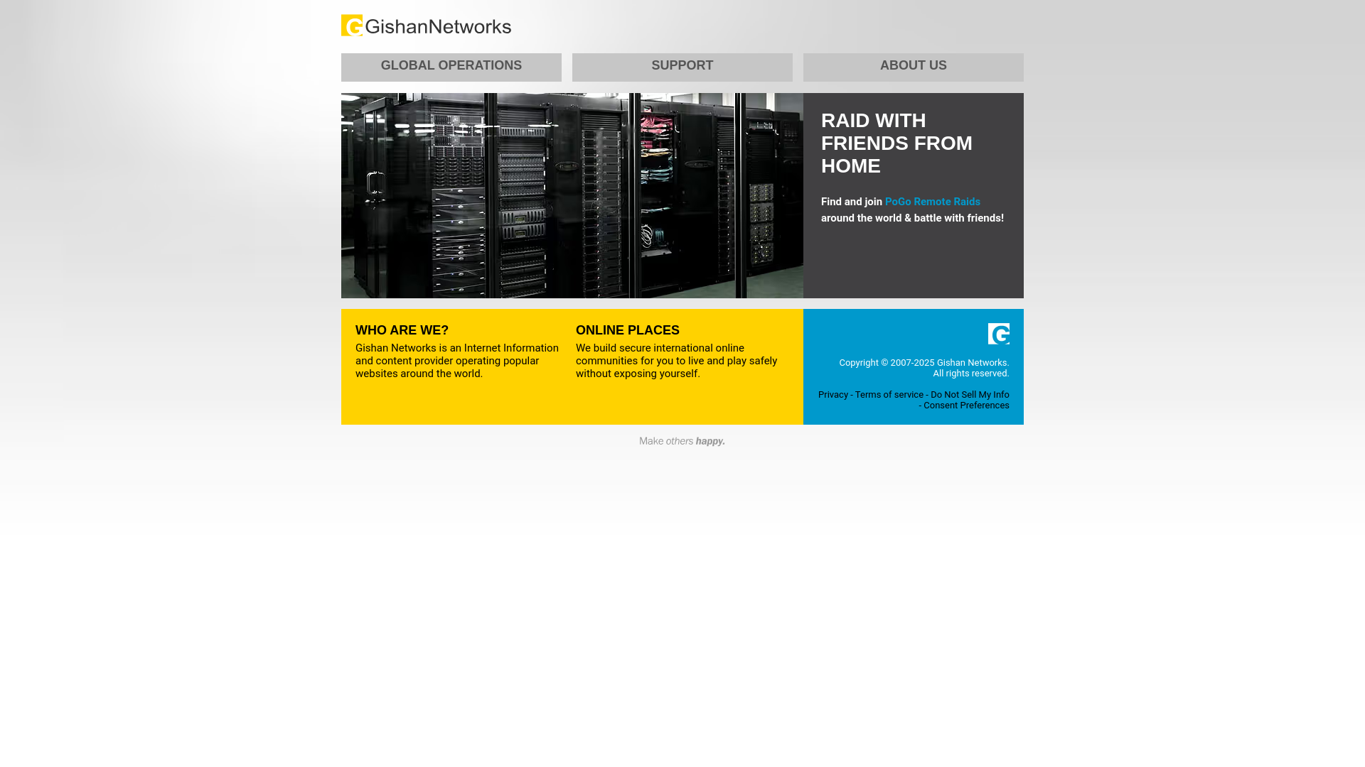 website screenshot of https://gishannet-www.pages.dev/