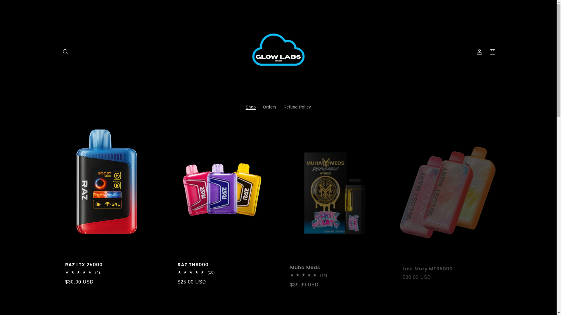 website screenshot of https://glowlabs.us
