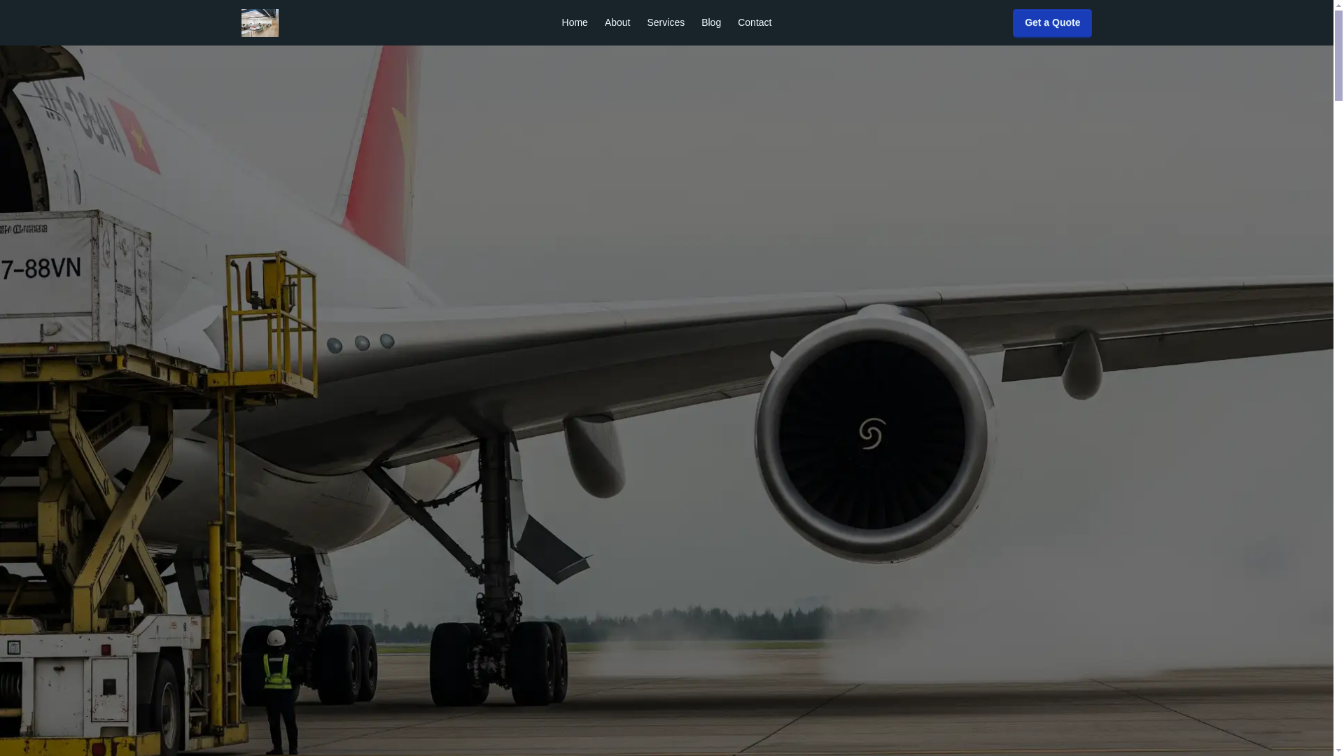 website screenshot of https://luckyshippingagent.com/