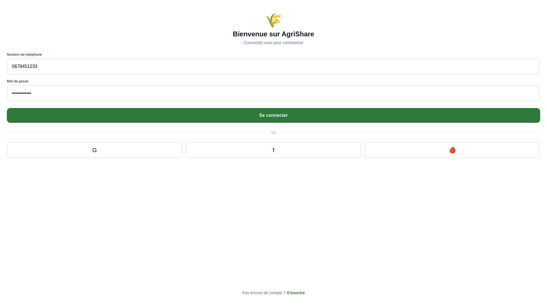 website screenshot of https://agrishare.pages.dev/