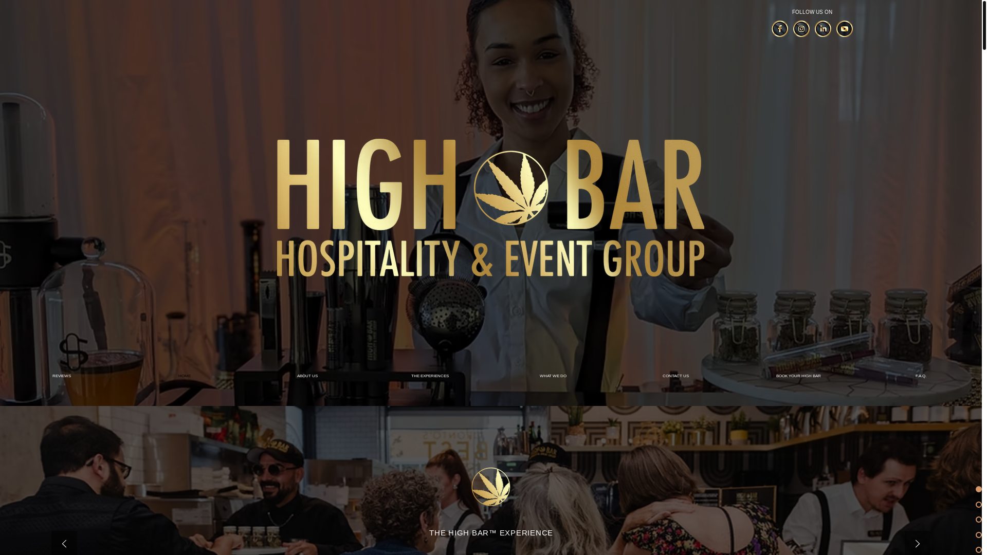website screenshot of https://highbarcanada.ca/