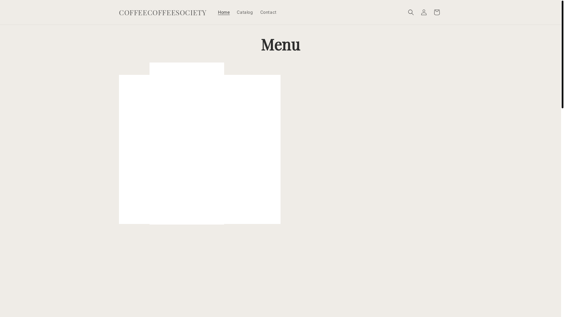website screenshot of https://coffeecoffeesociety.com/