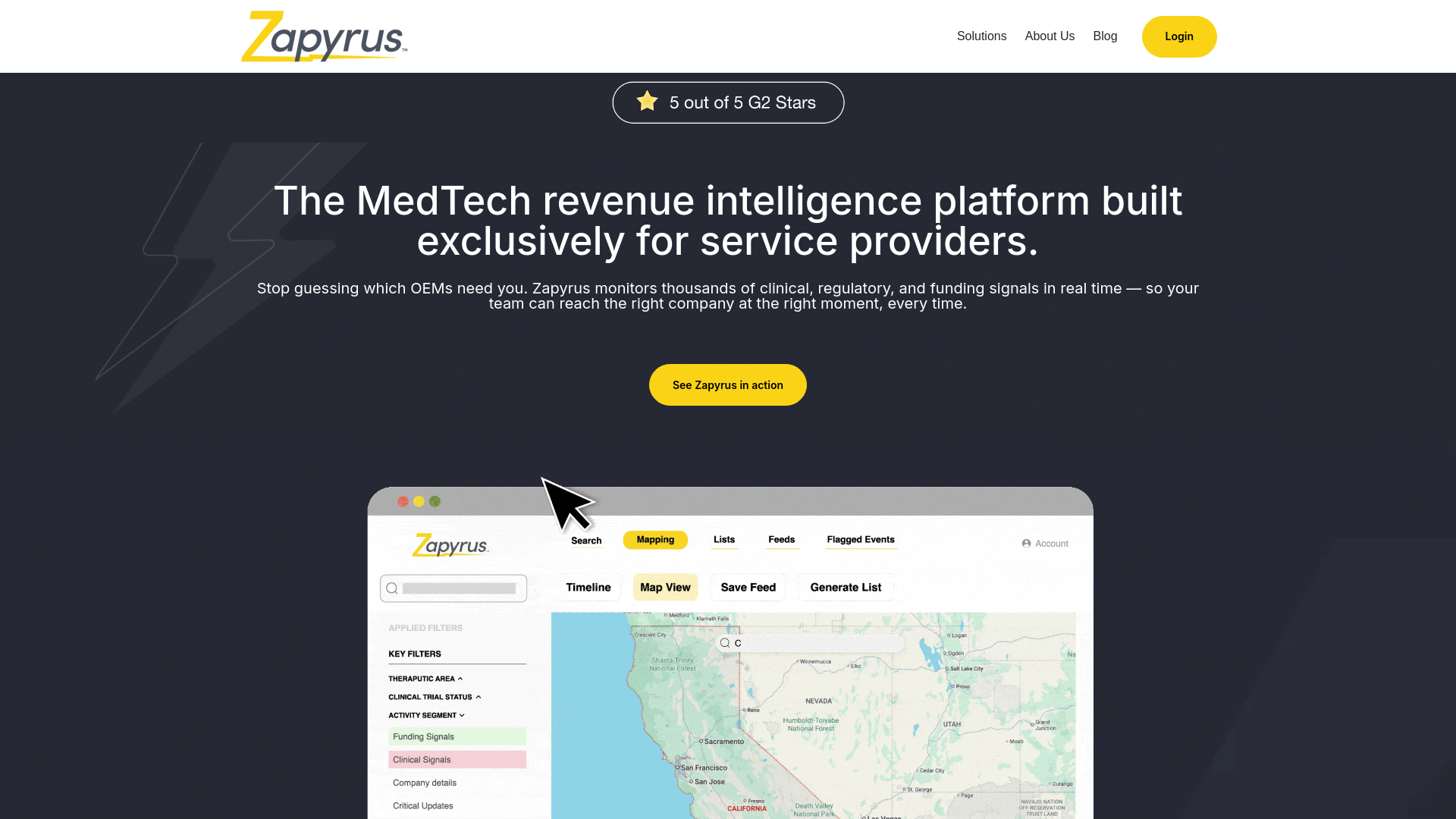 website screenshot of https://zapyrusapp.com/