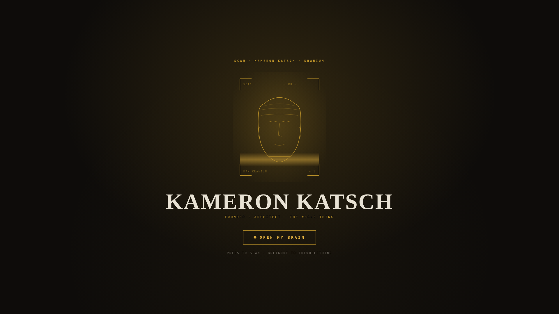 website screenshot of https://kameronkatsch.com/