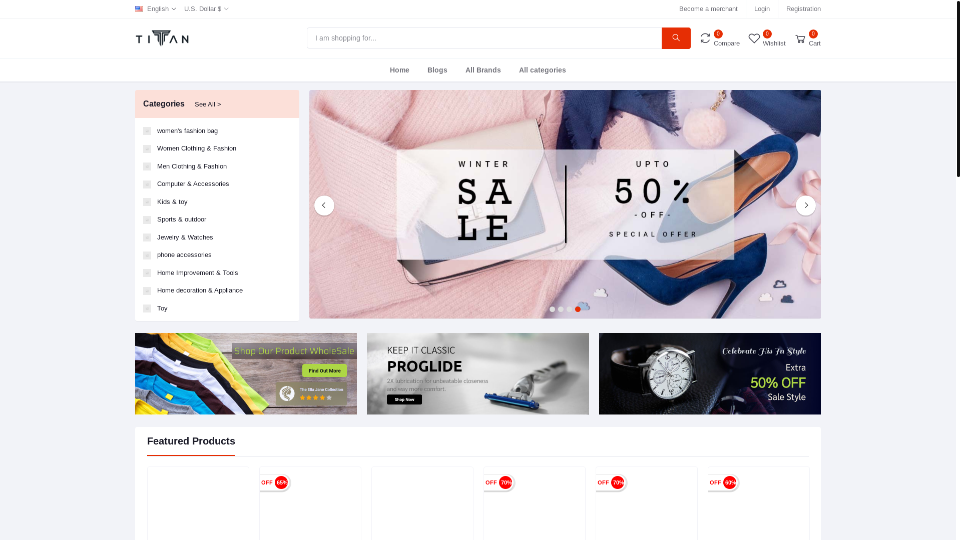 website screenshot of https://titango.top/