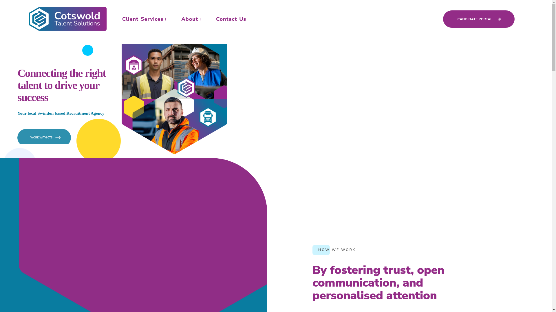 website screenshot of https://cotswoldtalentsolutions.com/