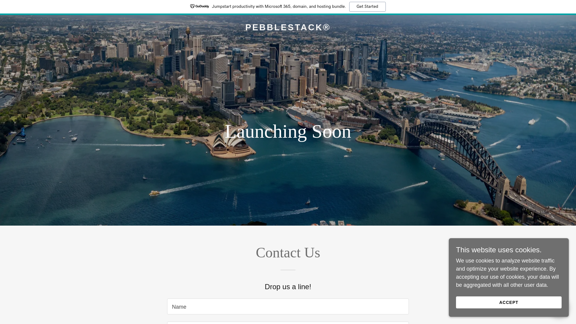 website screenshot of https://pebblestack.info/