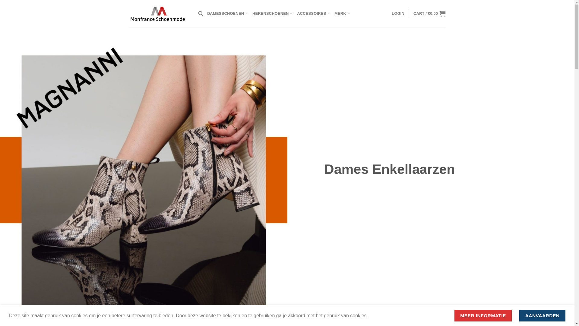 website screenshot of https://monfranceschoenmode.com/