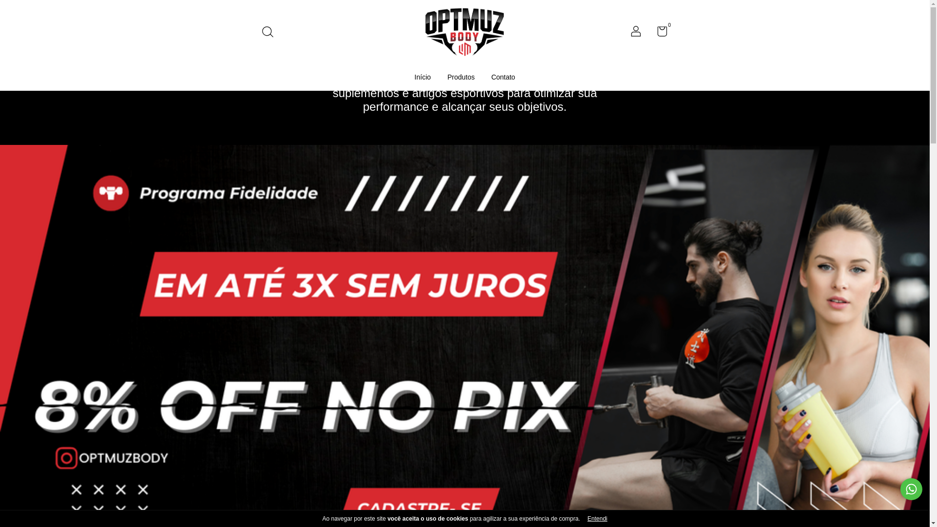 website screenshot of https://optmuzbody.com.br/
