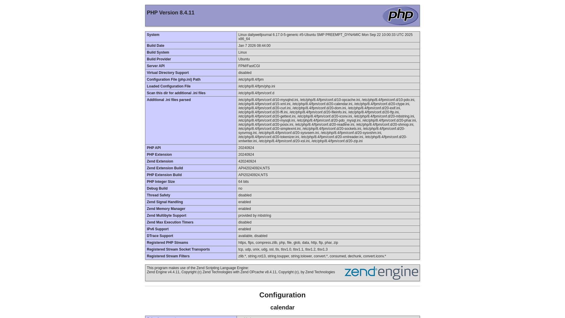 website screenshot of https://dailywelljournal.com/