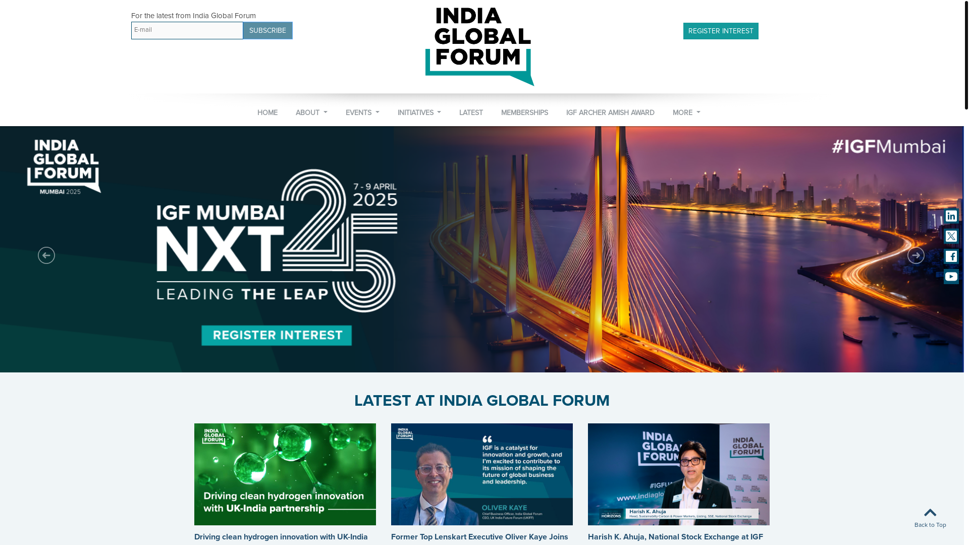 website screenshot of https://indianewfuture24.com/