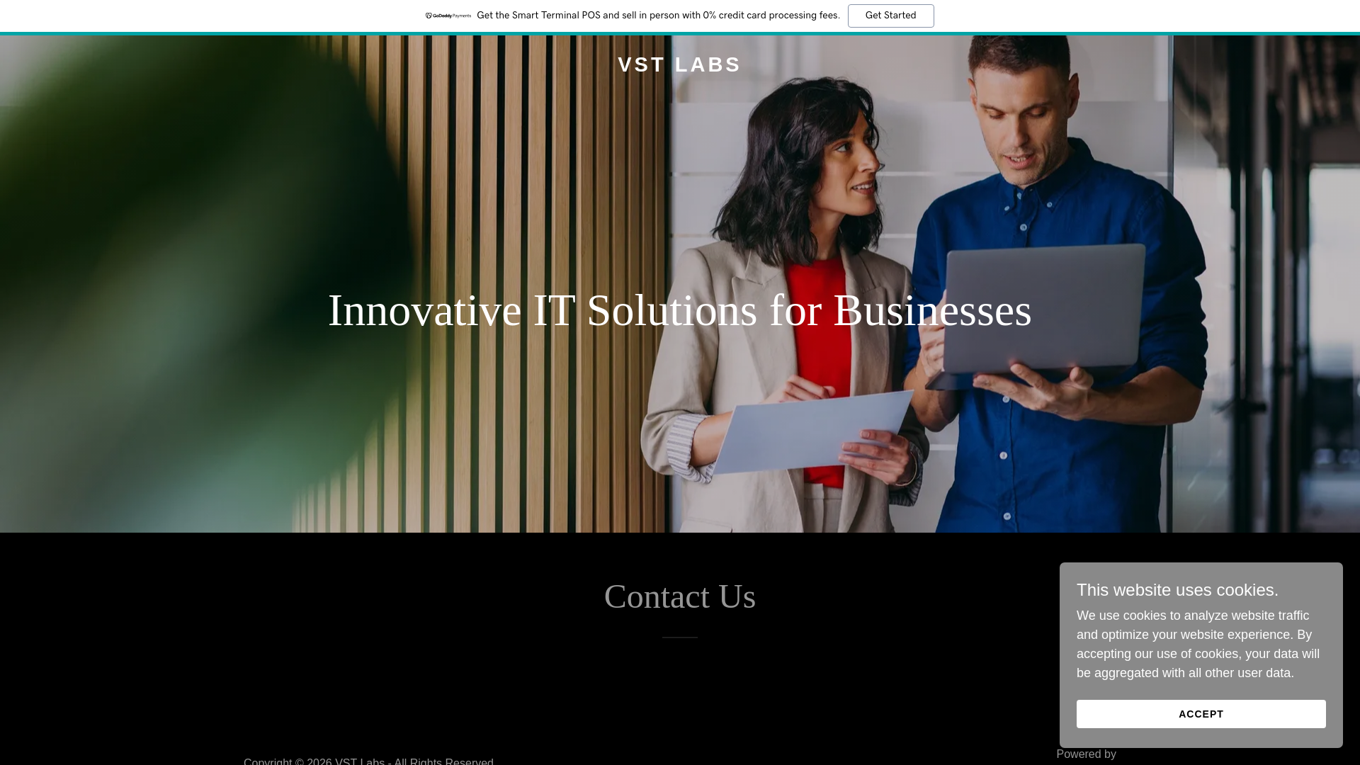 website screenshot of https://vstlabs.in/