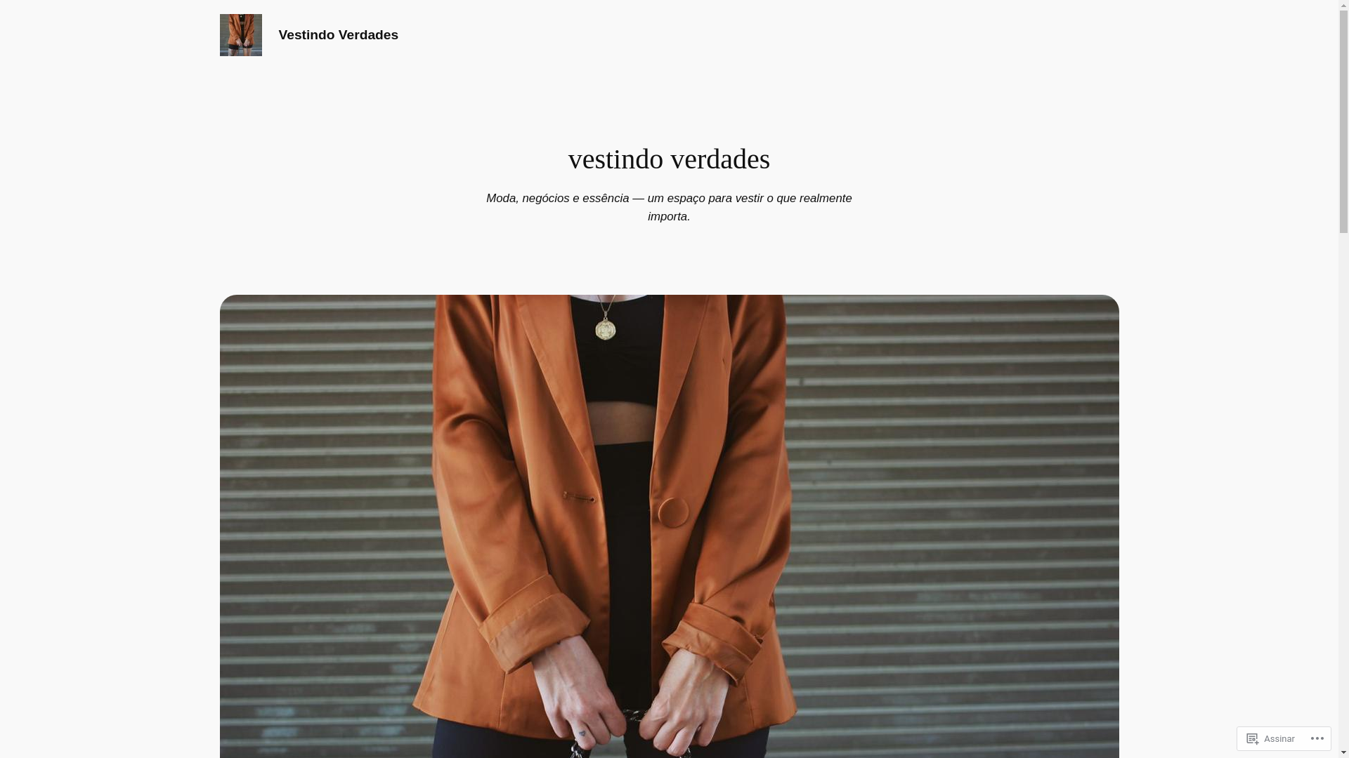 website screenshot of https://vestindoverdades.blog/