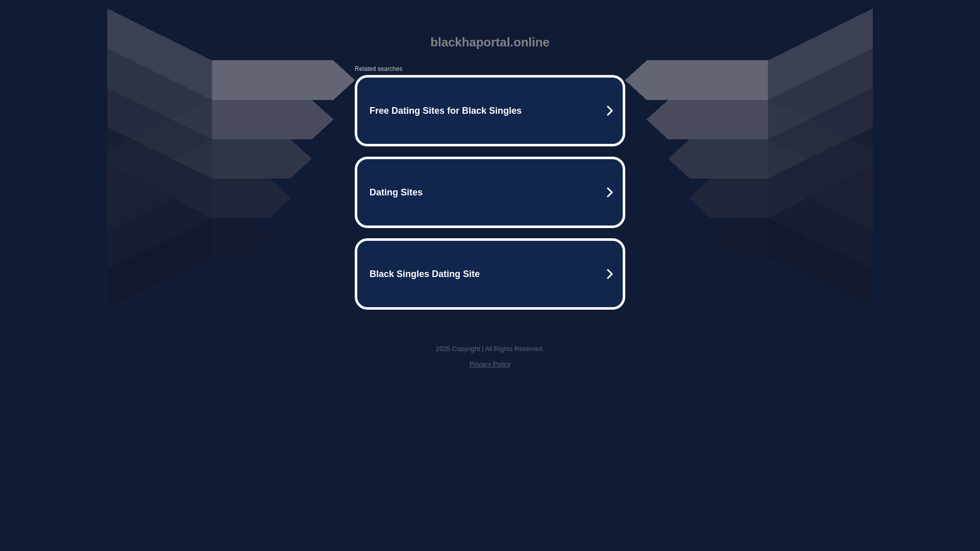 website screenshot of https://blackhaportal.online/