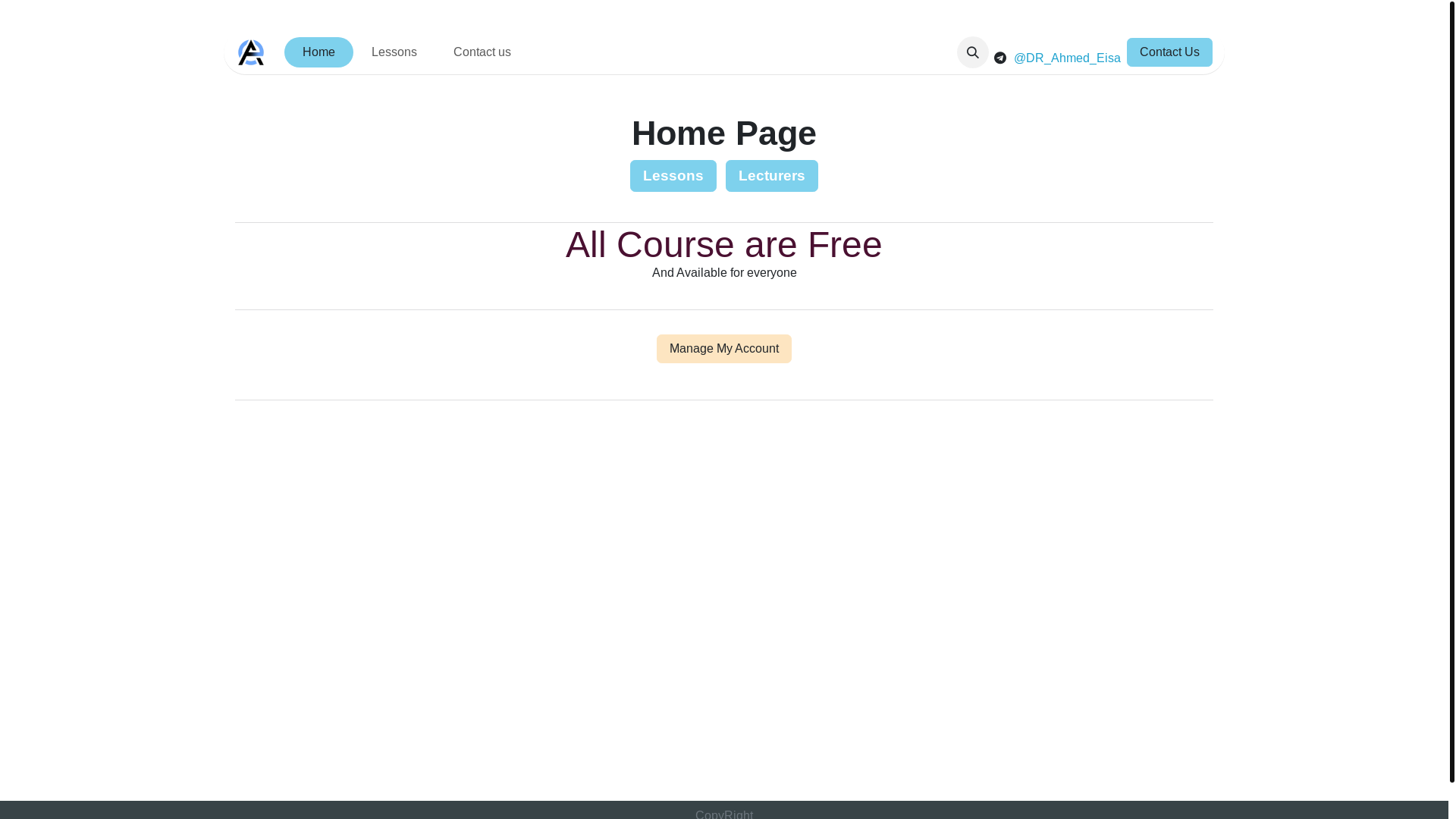website screenshot of https://ae-academy.work/