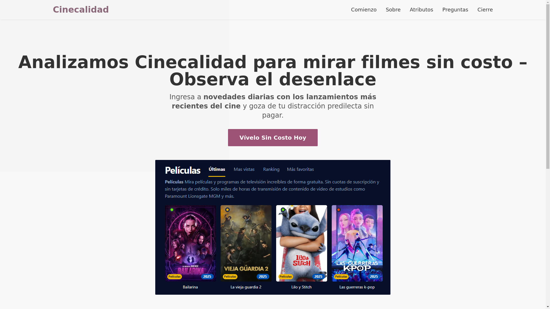 website screenshot of https://cinecalidad-2ss6.pages.dev/