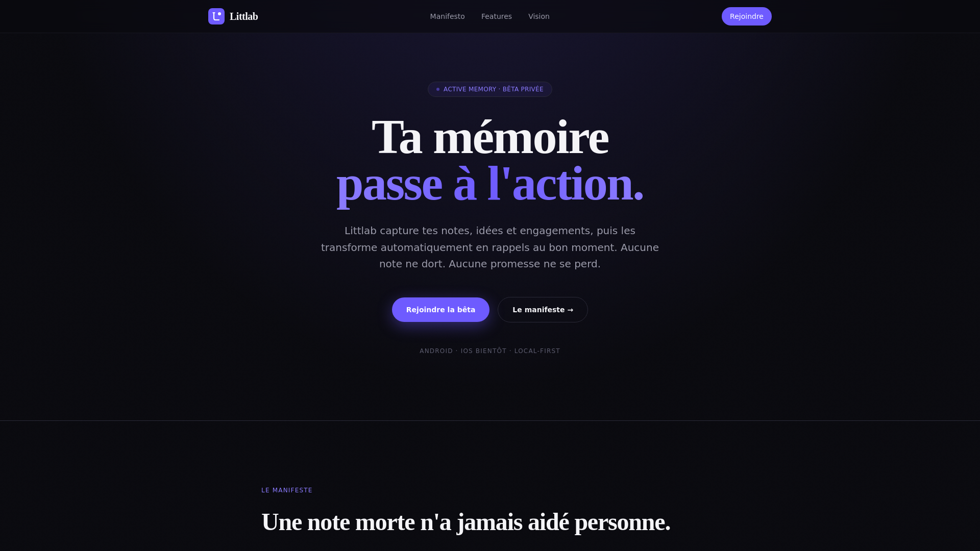 website screenshot of https://littlab-web.pages.dev/
