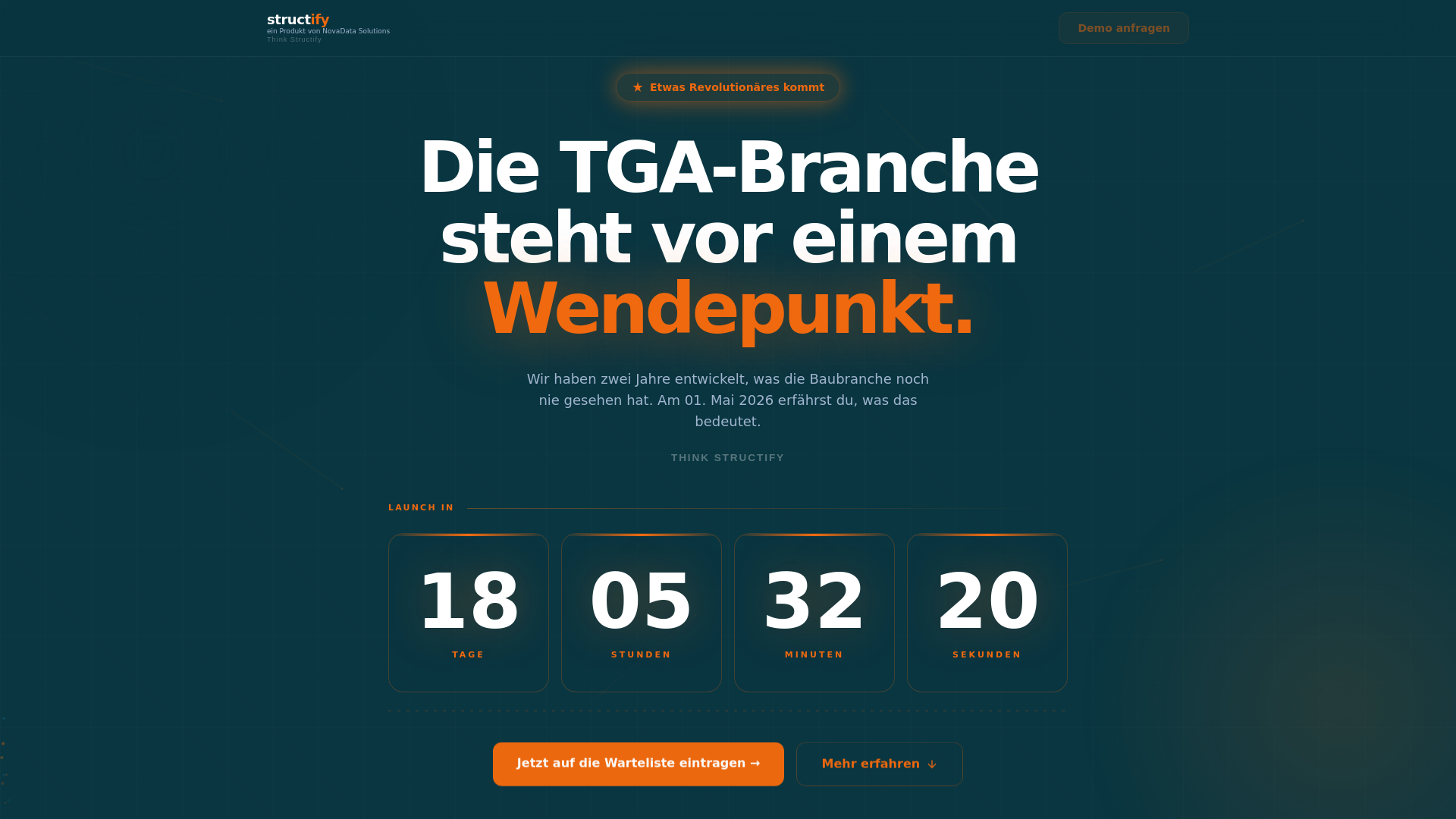 website screenshot of https://baudoku-automatisierung.de