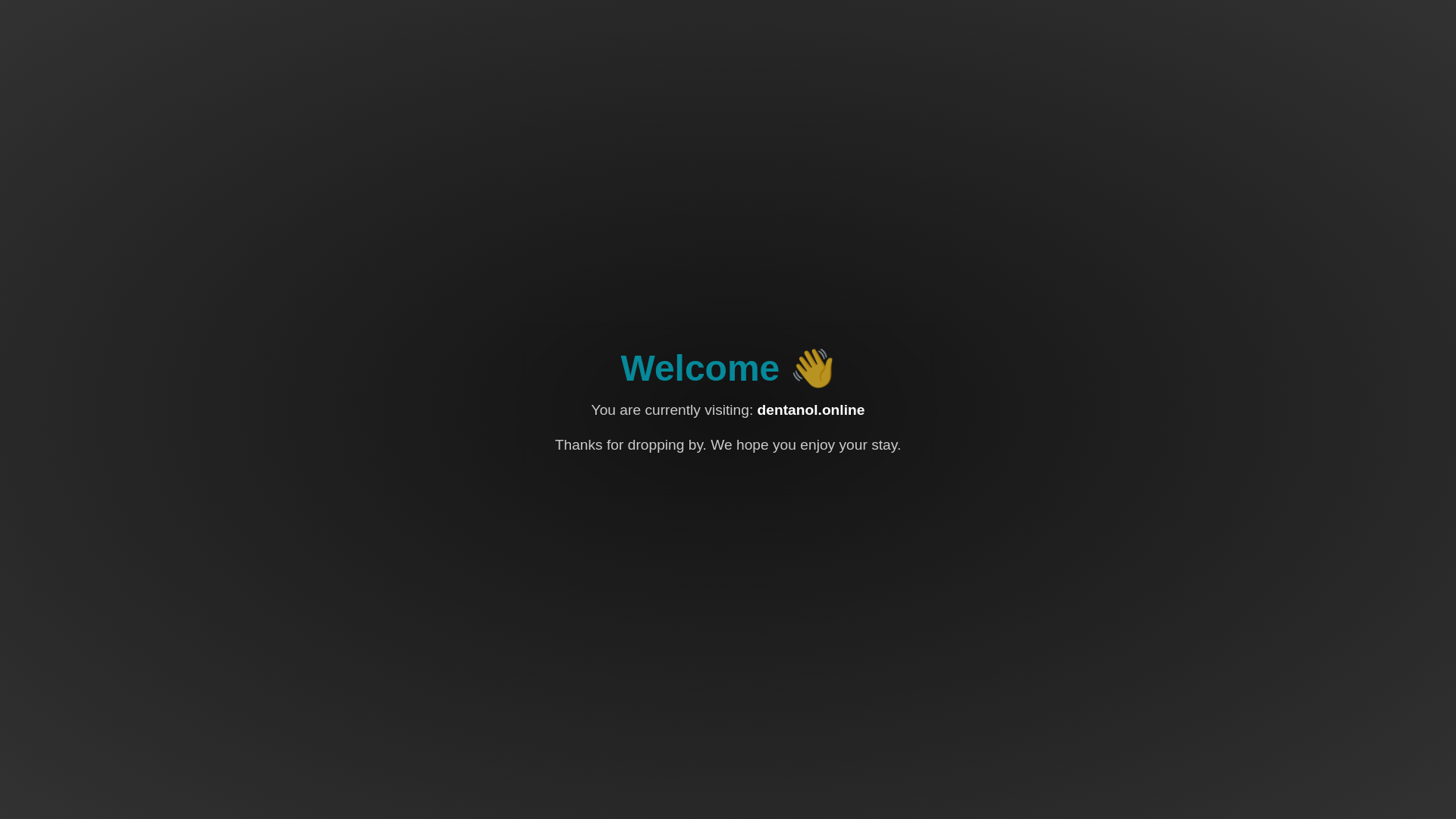 website screenshot of https://dentanol.online/