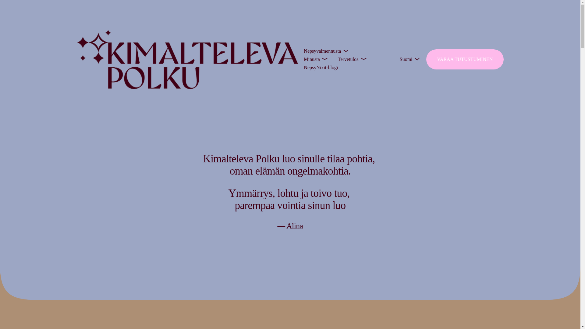 website screenshot of https://kimaltelevapolku.net/