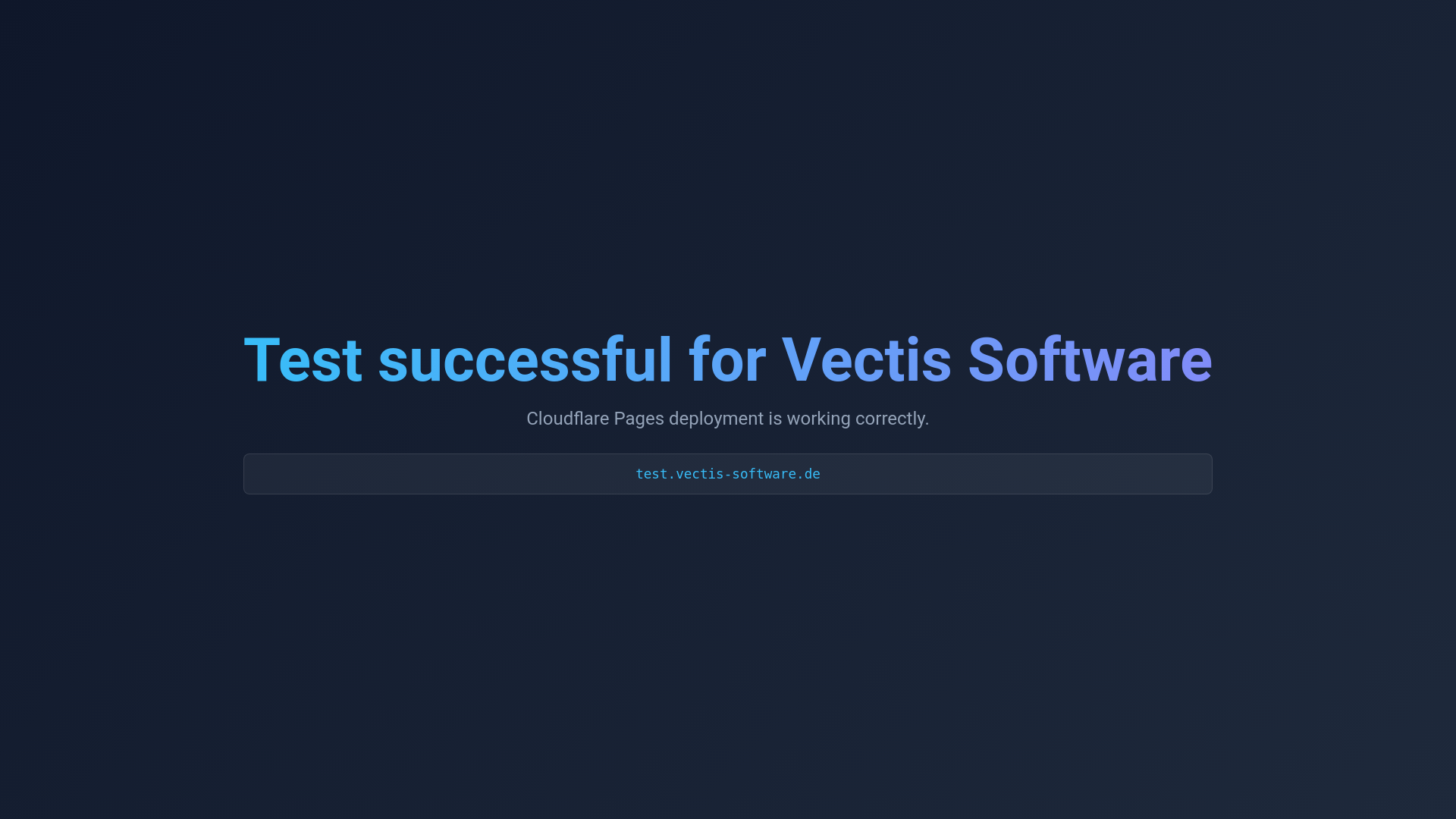 website screenshot of https://test-vectis.pages.dev/