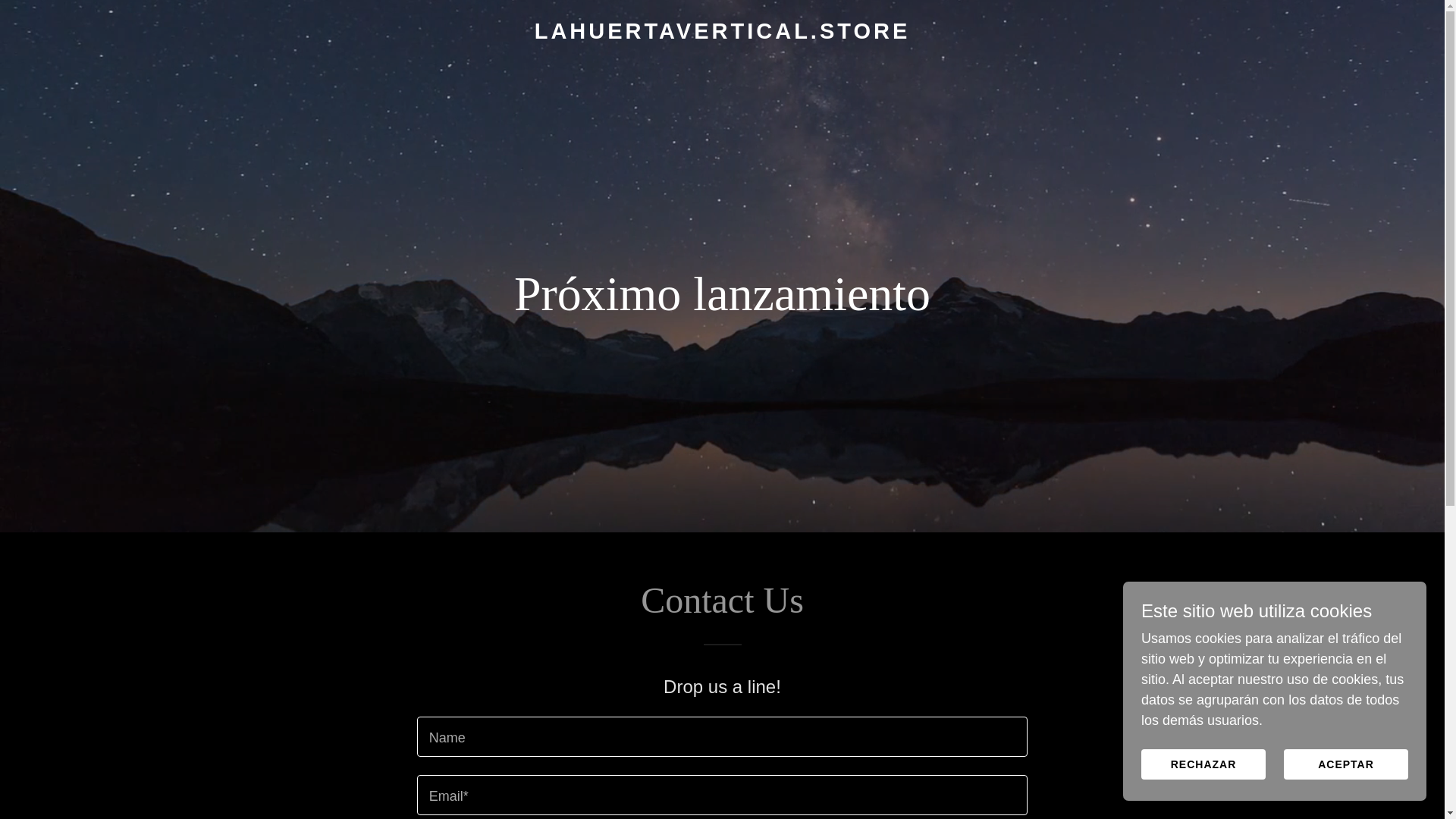 website screenshot of https://lahuertavertical.store/