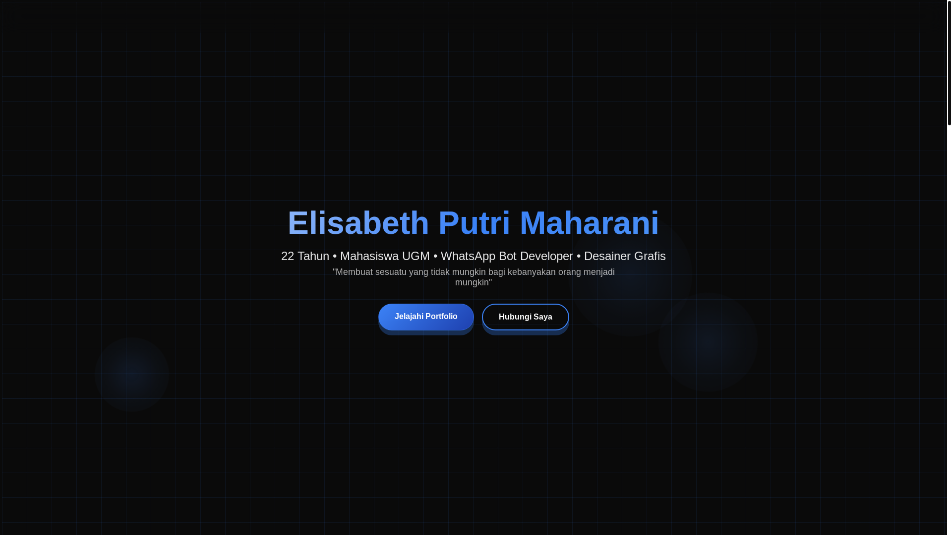 website screenshot of https://elysapanel.my.id/