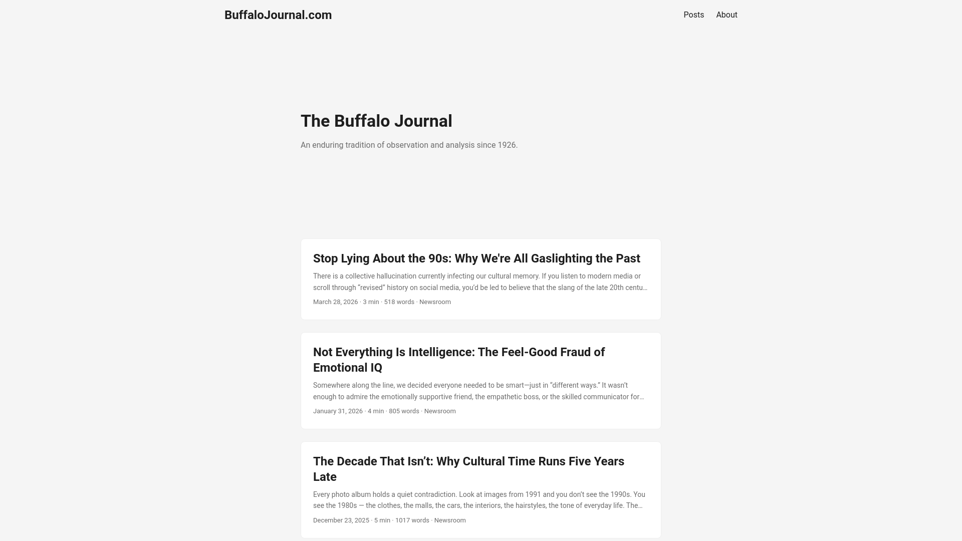 website screenshot of https://buffalo-journal.pages.dev/