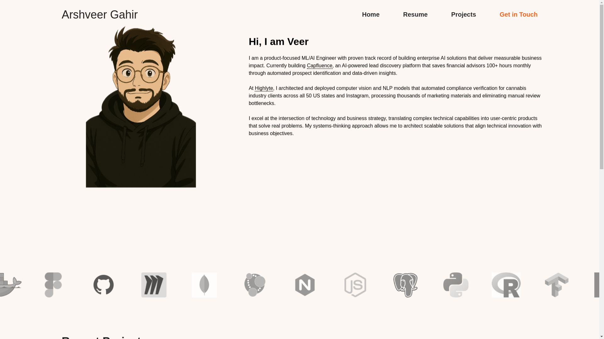 website screenshot of https://personal-site-dba.pages.dev/