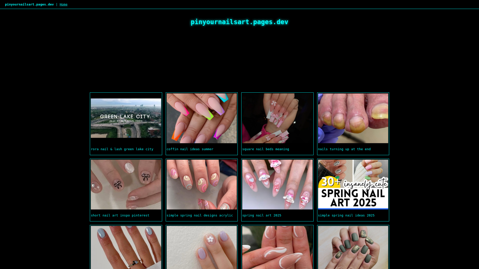 website screenshot of https://pinyournailsart.pages.dev/