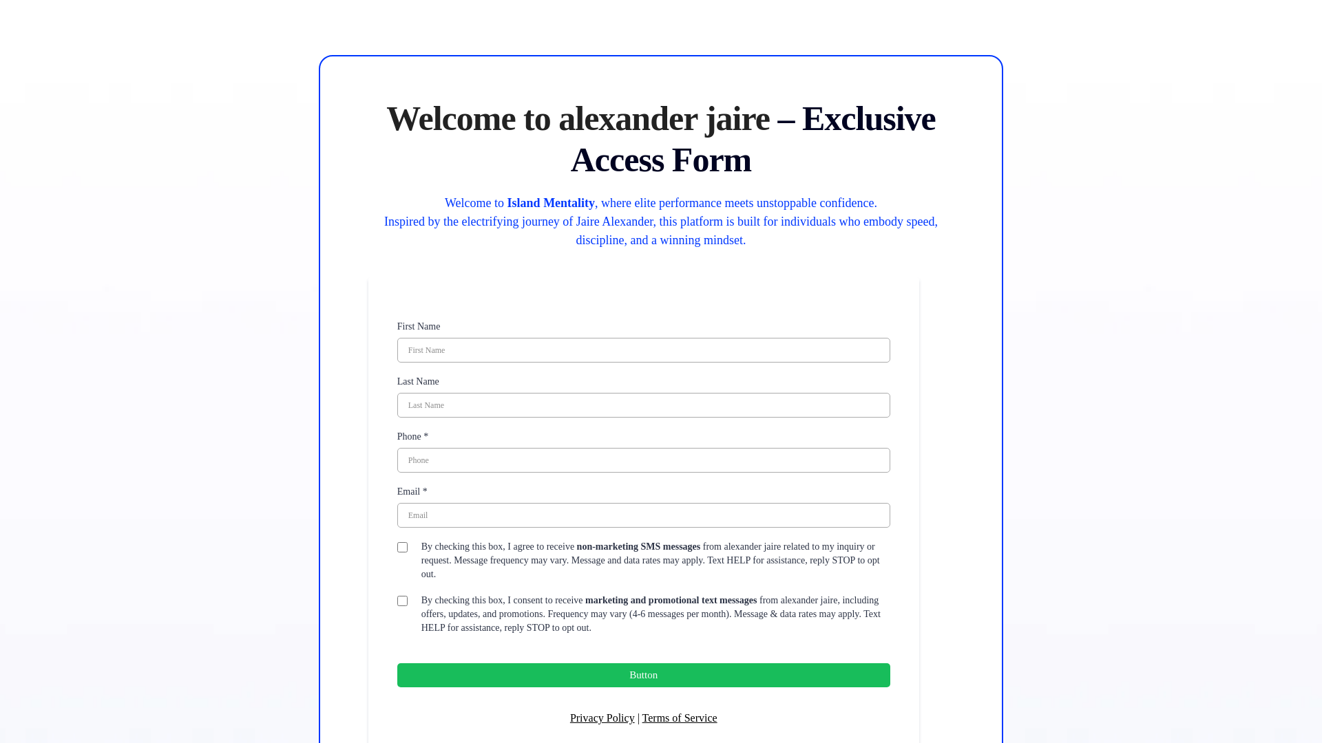 website screenshot of https://island-mentality.com/