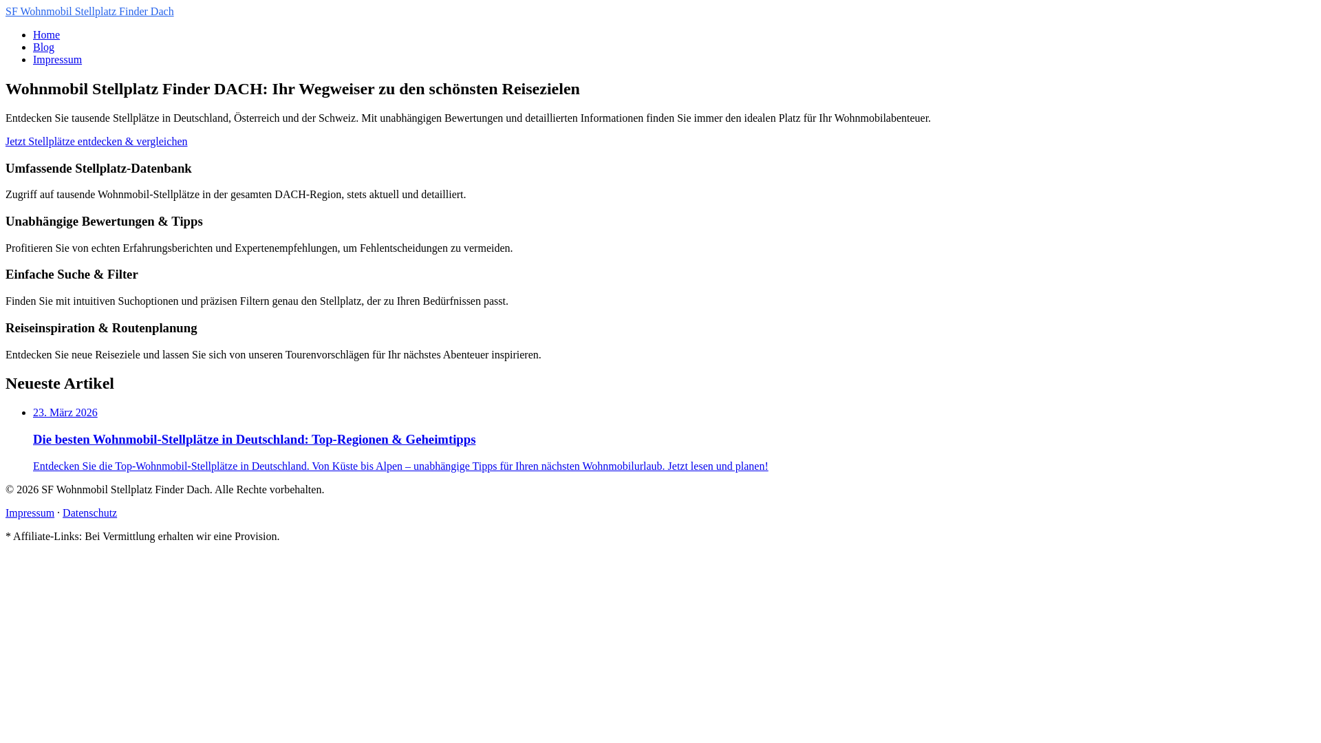 website screenshot of https://wohnmobil-stellplatz-finder-dach.pages.dev/