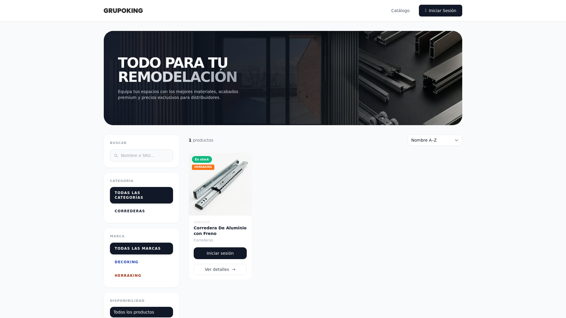 website screenshot of https://grupoking.shop/