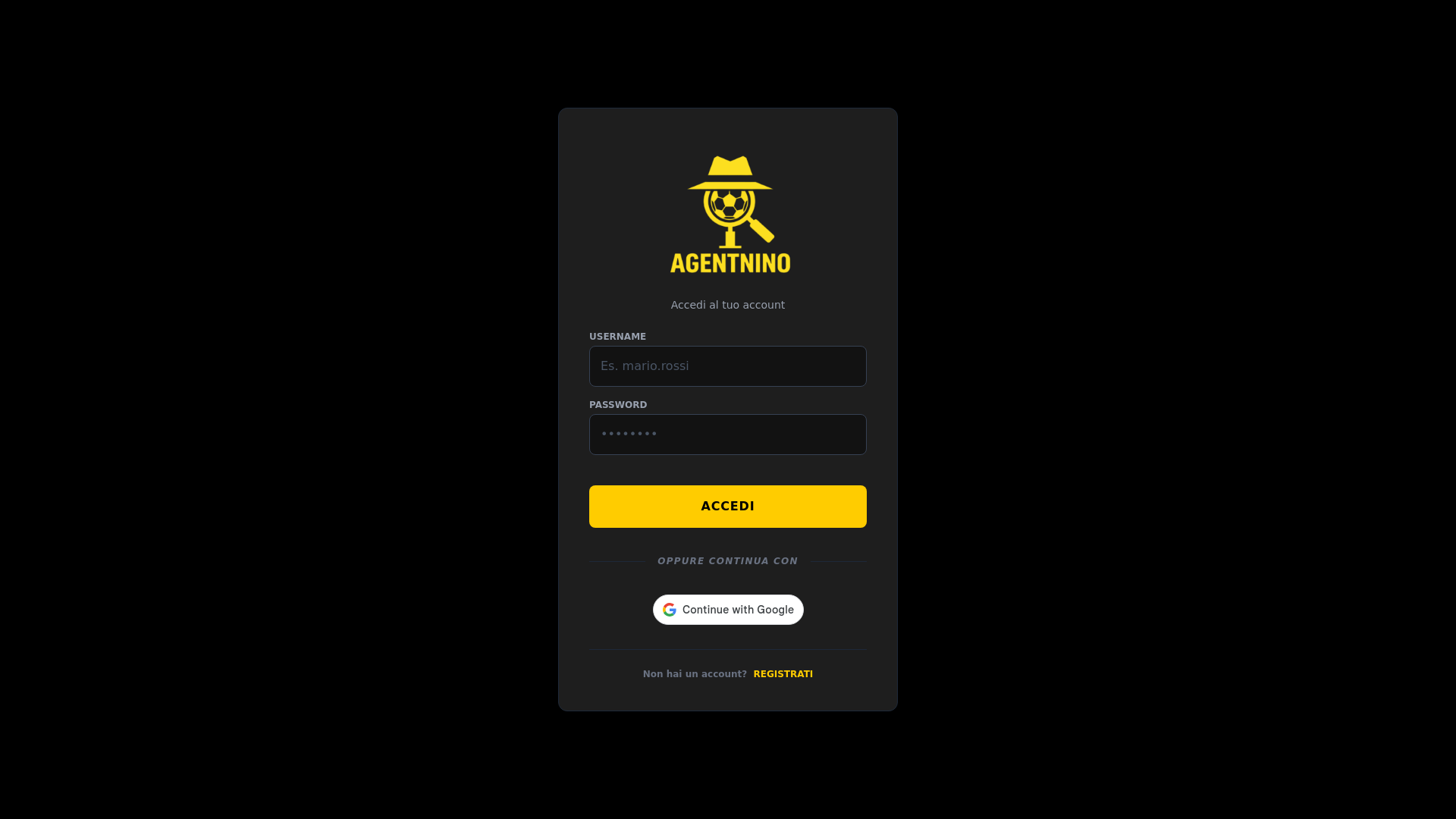 website screenshot of https://agentnino.com/