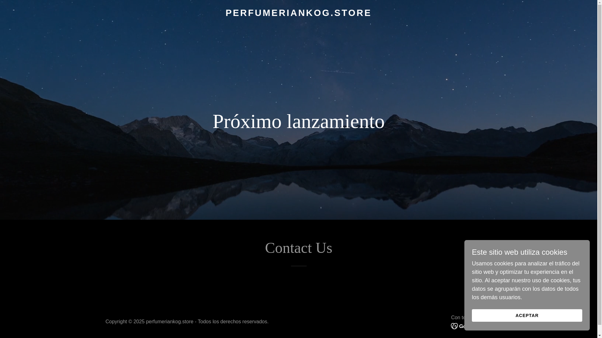 website screenshot of https://perfumeriankog.store/