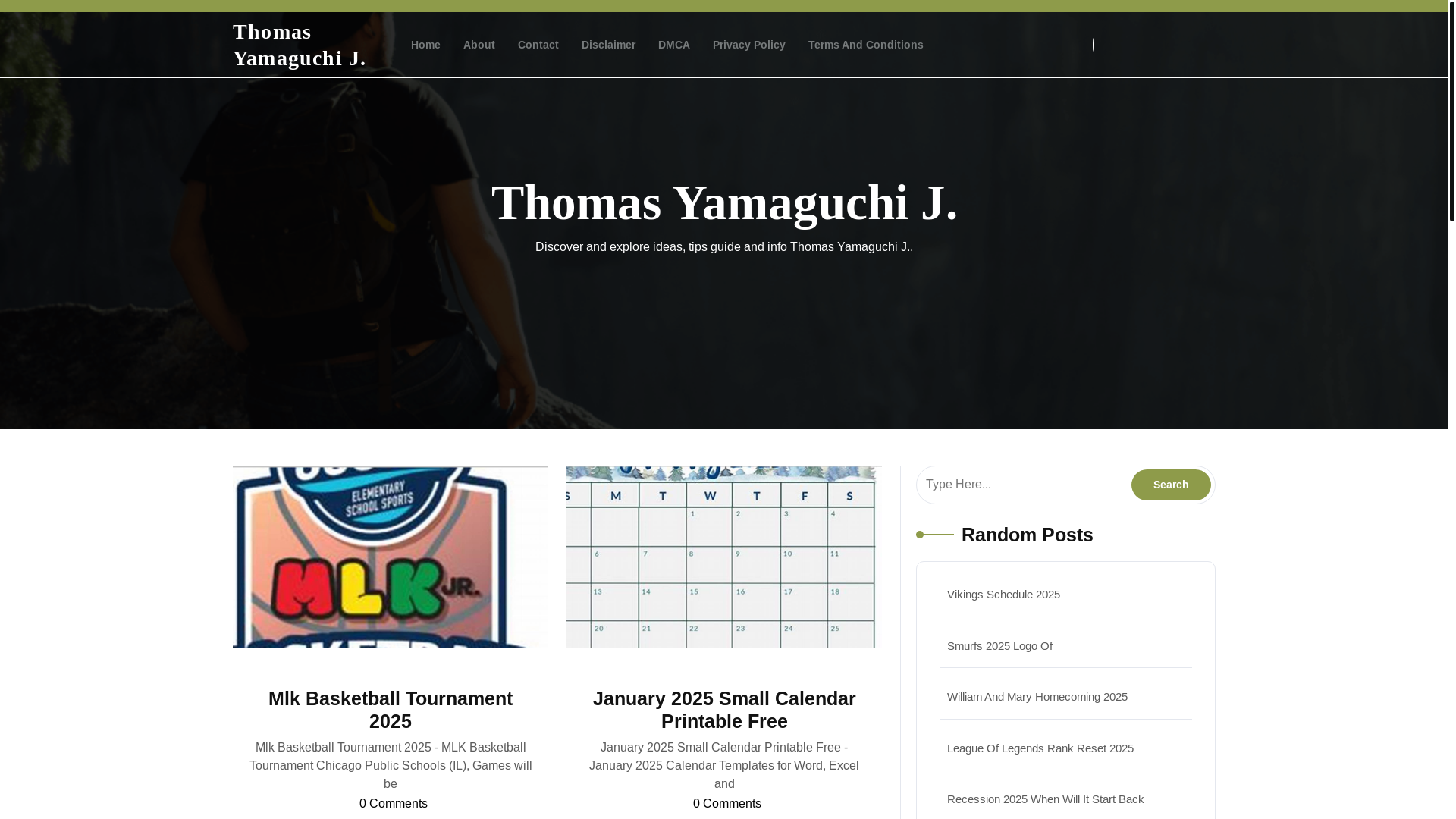 website screenshot of https://thomasyamaguchij.pages.dev/
