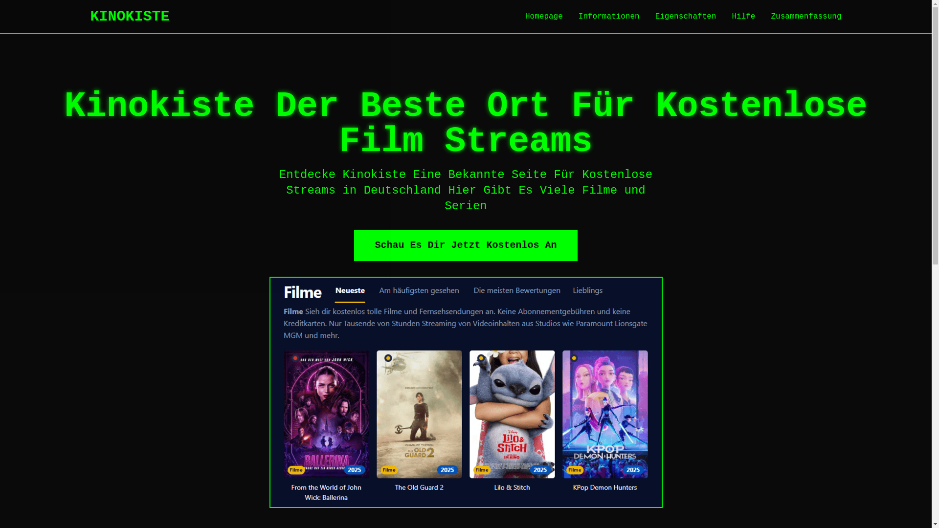 website screenshot of https://kinokiste-mxtl.pages.dev/