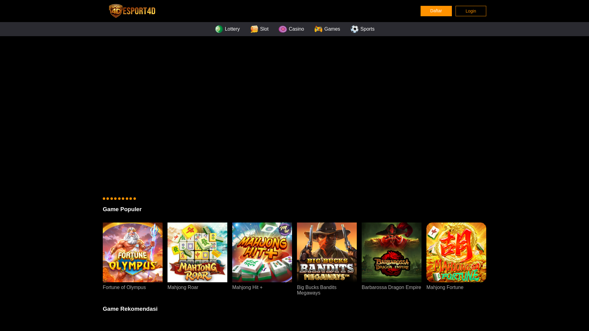 website screenshot of https://esports4damp.com/