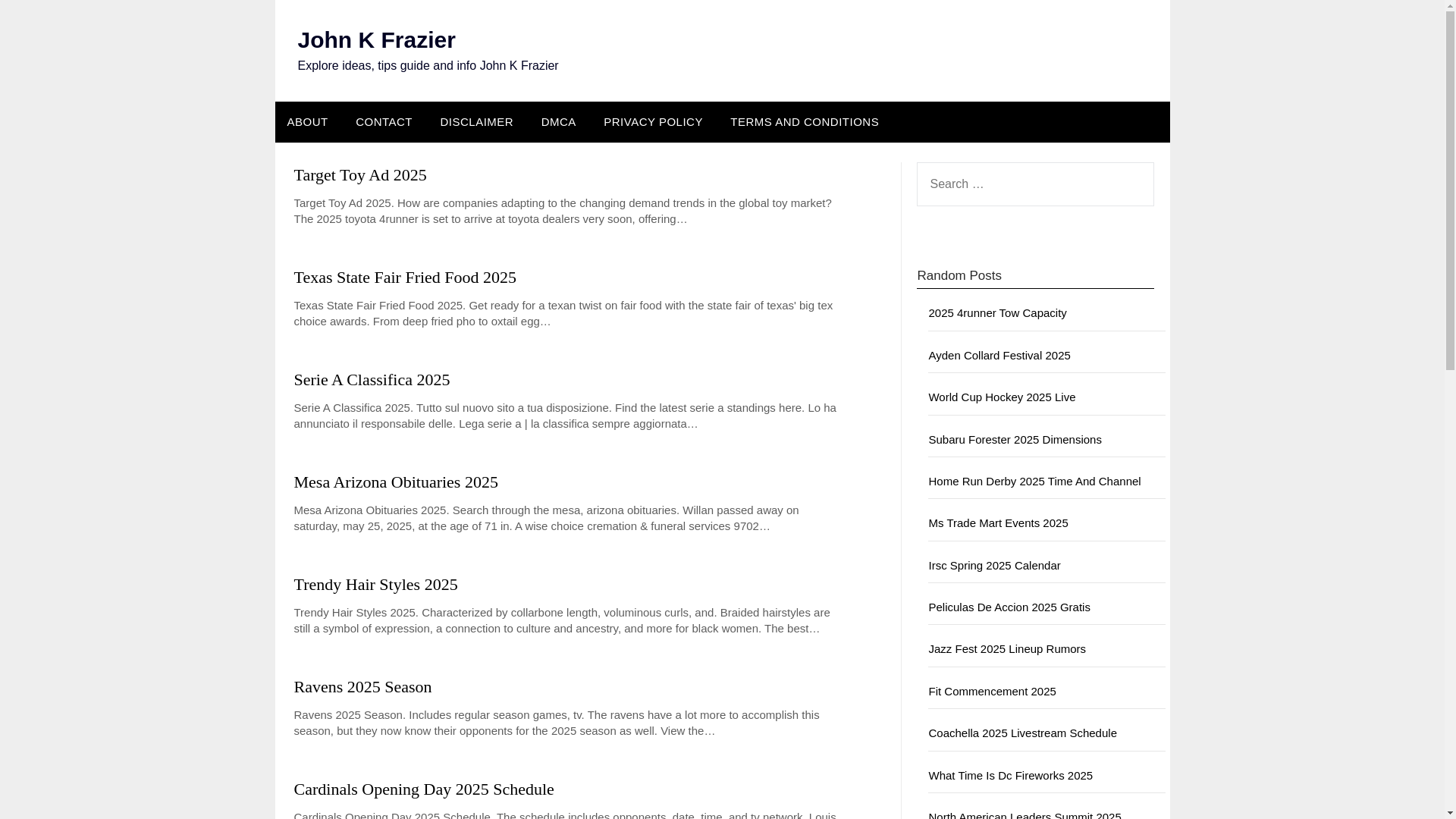 website screenshot of https://johnkfrazierb.pages.dev/