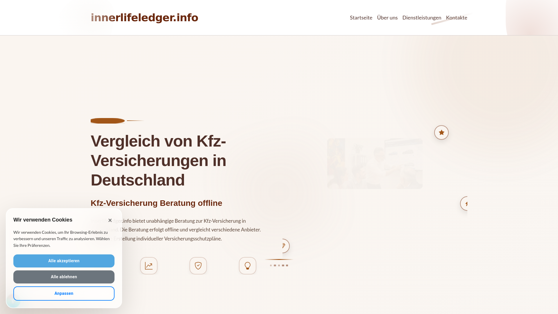 website screenshot of https://innerlifeledger.info/