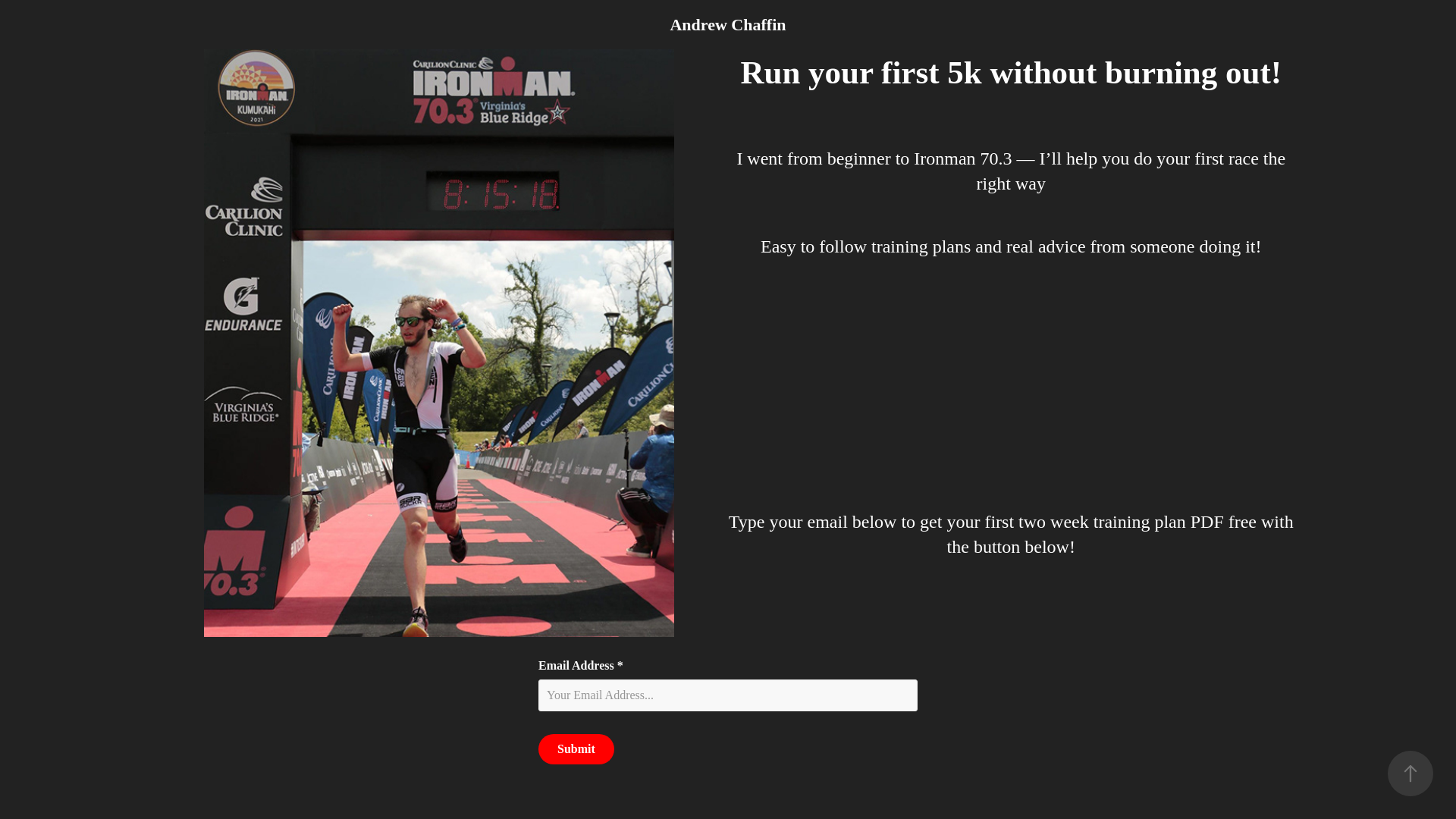 website screenshot of https://andrewchaffin.me/