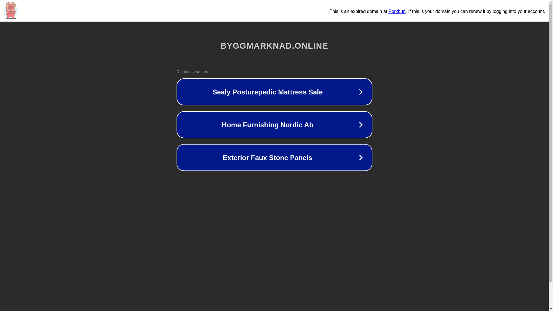 website screenshot of https://byggmarknad.online/