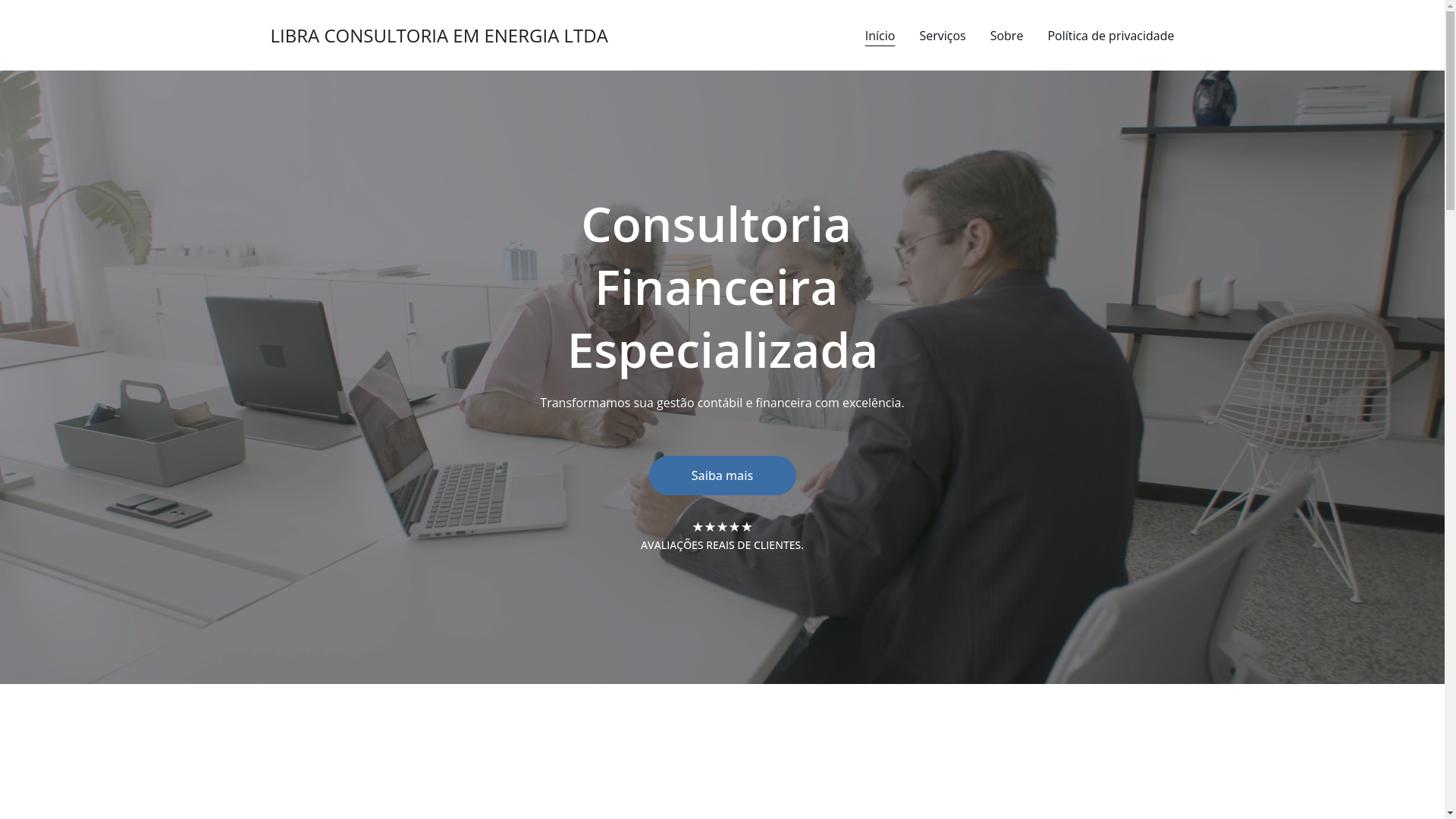 website screenshot of https://libraconsultoriaa.shop/