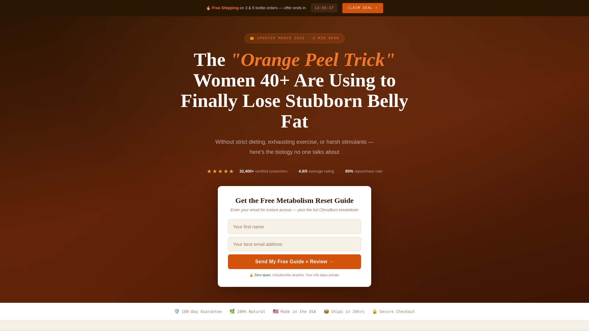 website screenshot of https://citrusburndetox.com