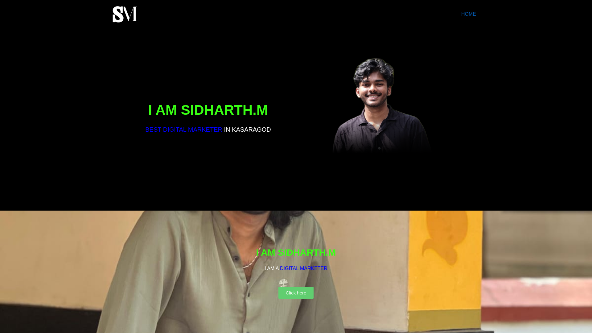 website screenshot of https://itssidharth.com/