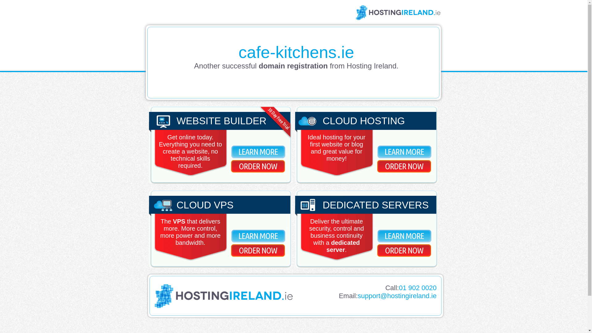 website screenshot of https://cafe-kitchens.ie/