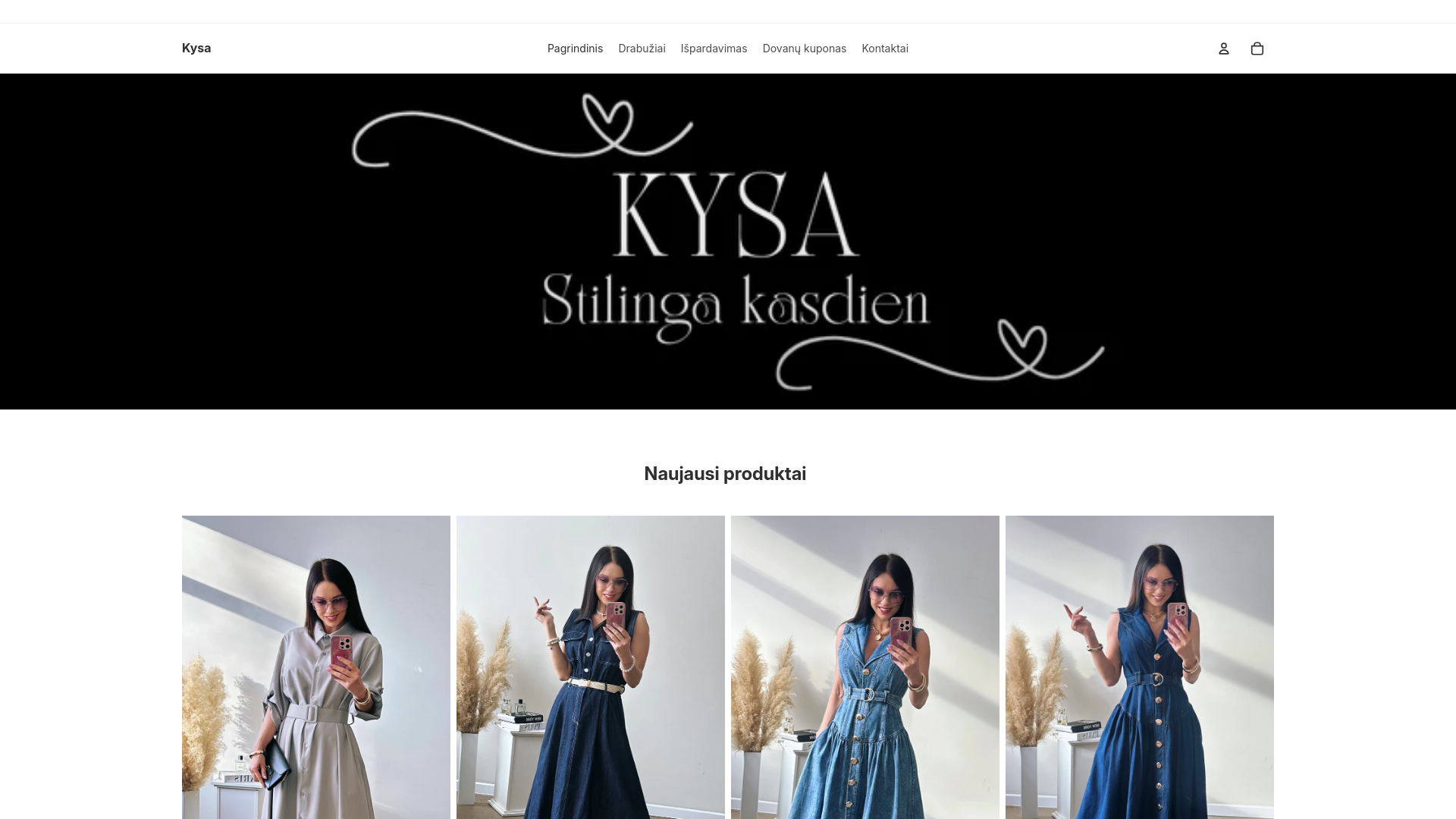 website screenshot of https://shopkysa.lt/