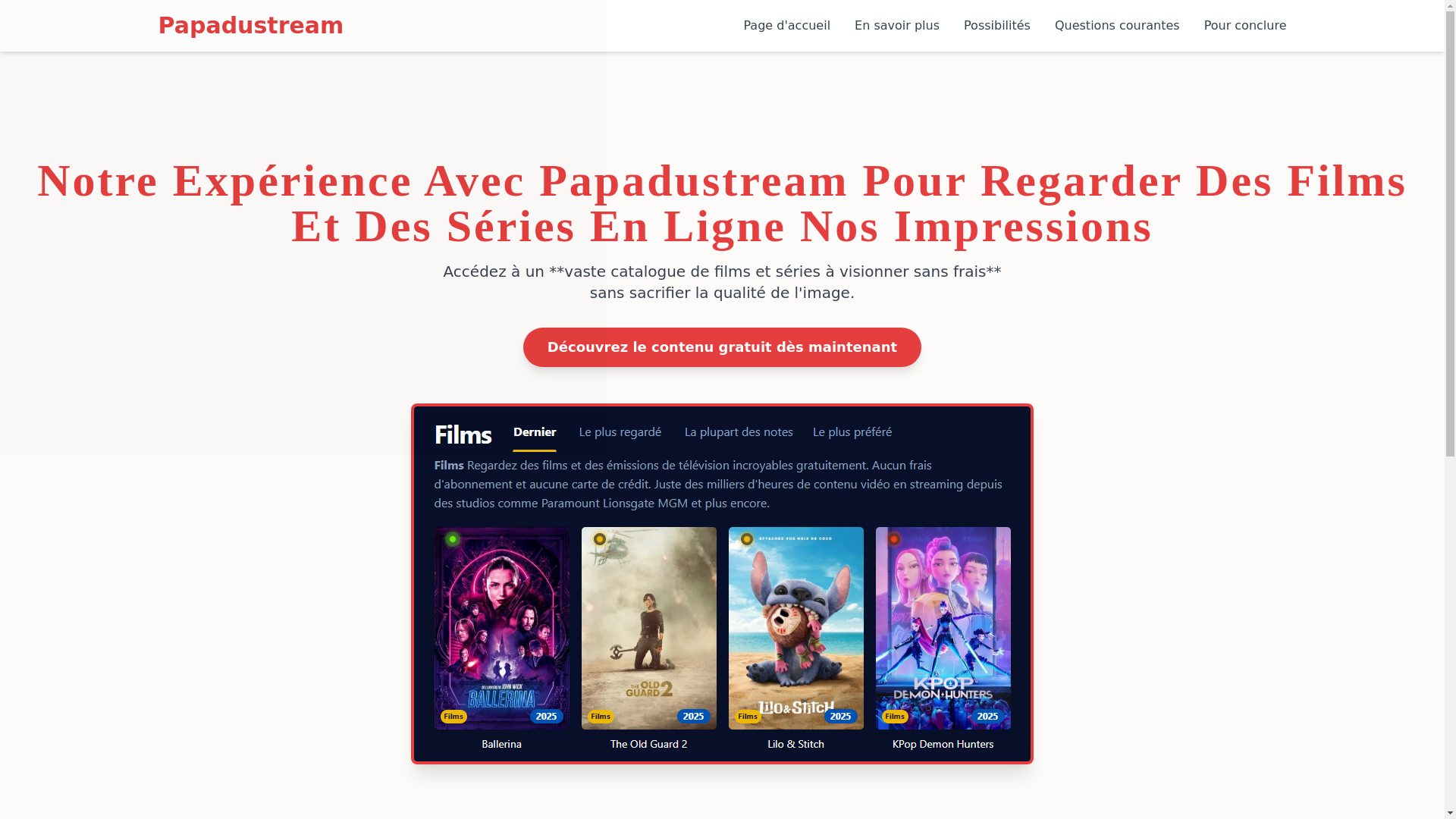 website screenshot of https://papadustream-e6sy-2tp.pages.dev/