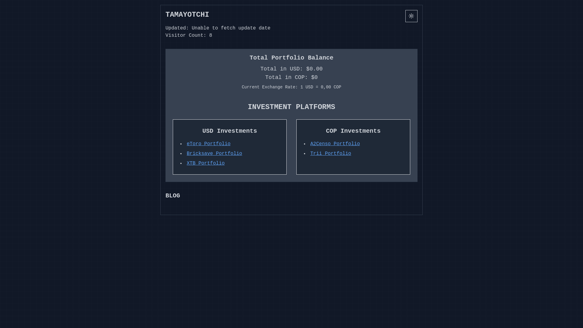website screenshot of https://tamayotchi.pages.dev/